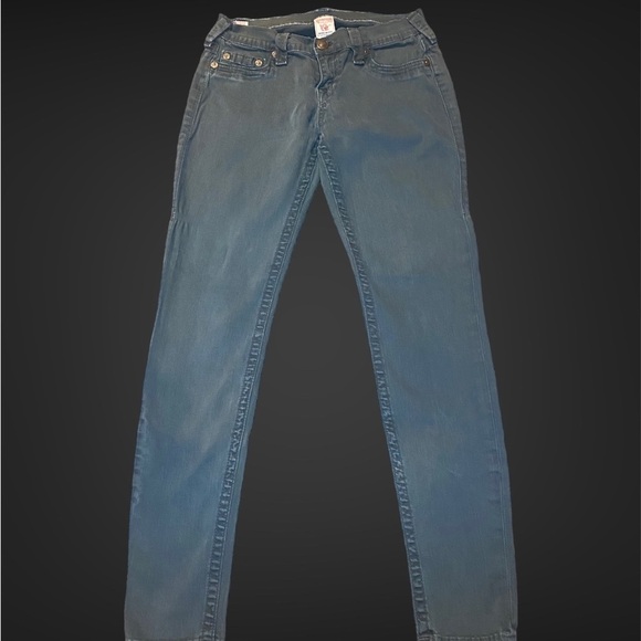 True Religion skinny jeans hunter green - Picture 5 of 7